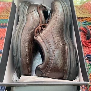 Rockport mens brown leather shoes size 8
